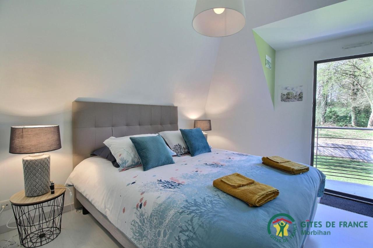 Villa Le Nid Breton Bignan Bagian luar foto