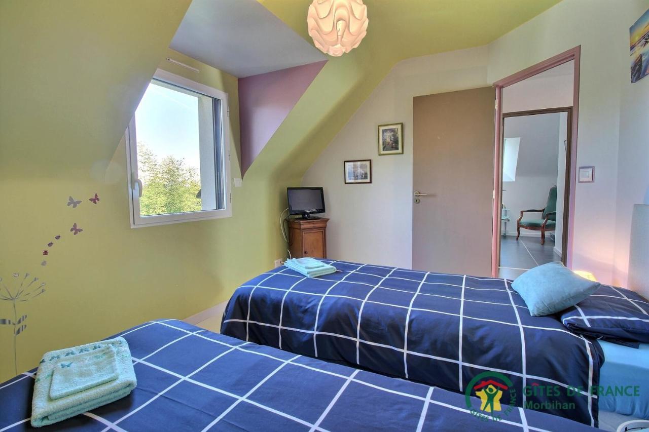 Villa Le Nid Breton Bignan Bagian luar foto