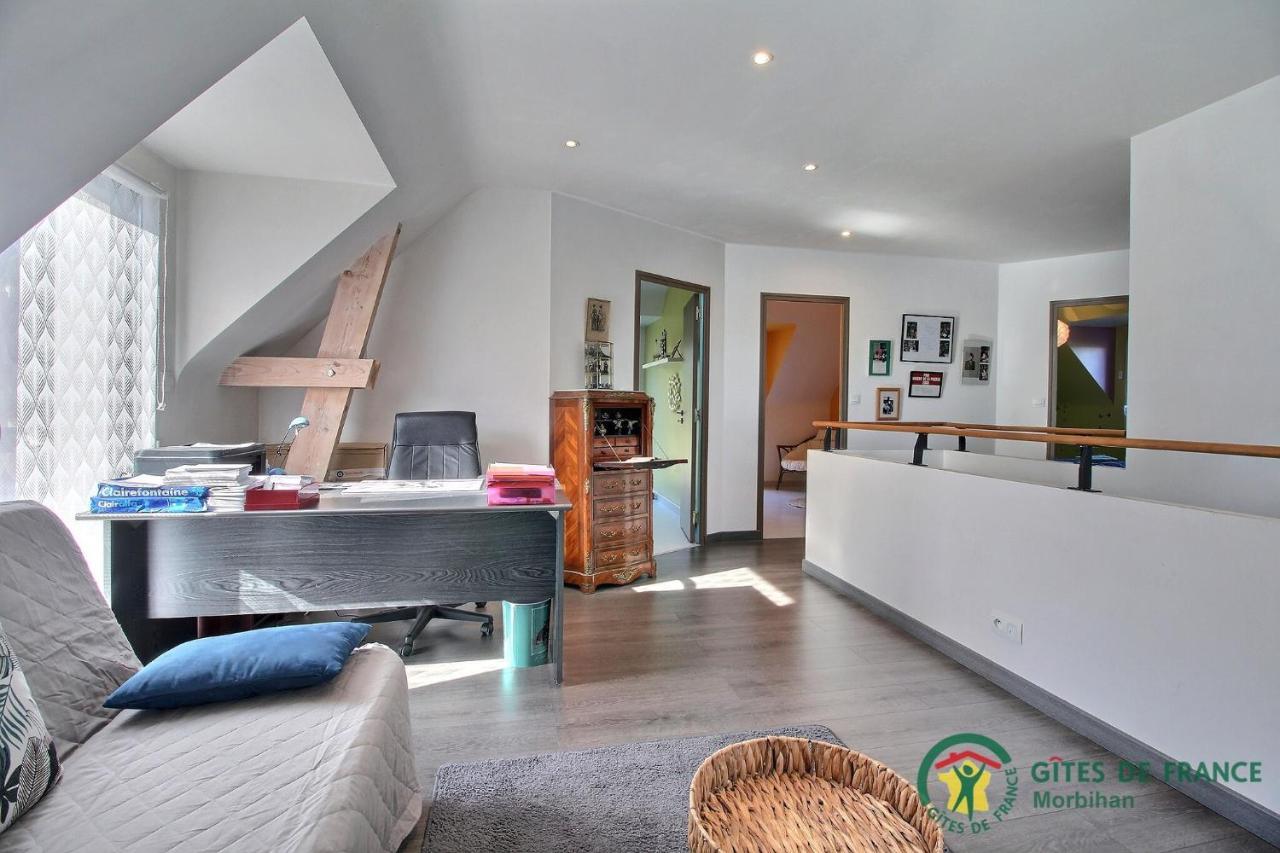 Villa Le Nid Breton Bignan Bagian luar foto