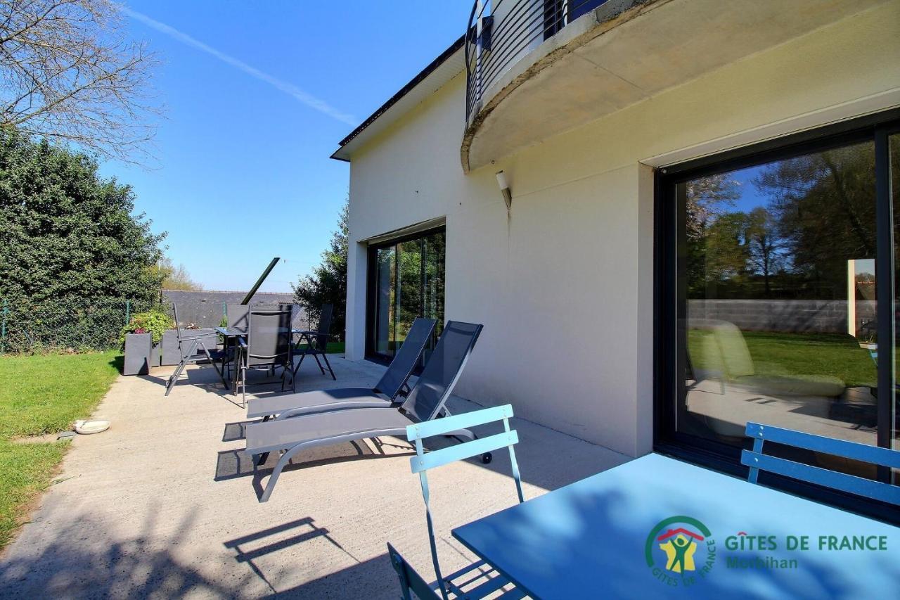 Villa Le Nid Breton Bignan Bagian luar foto