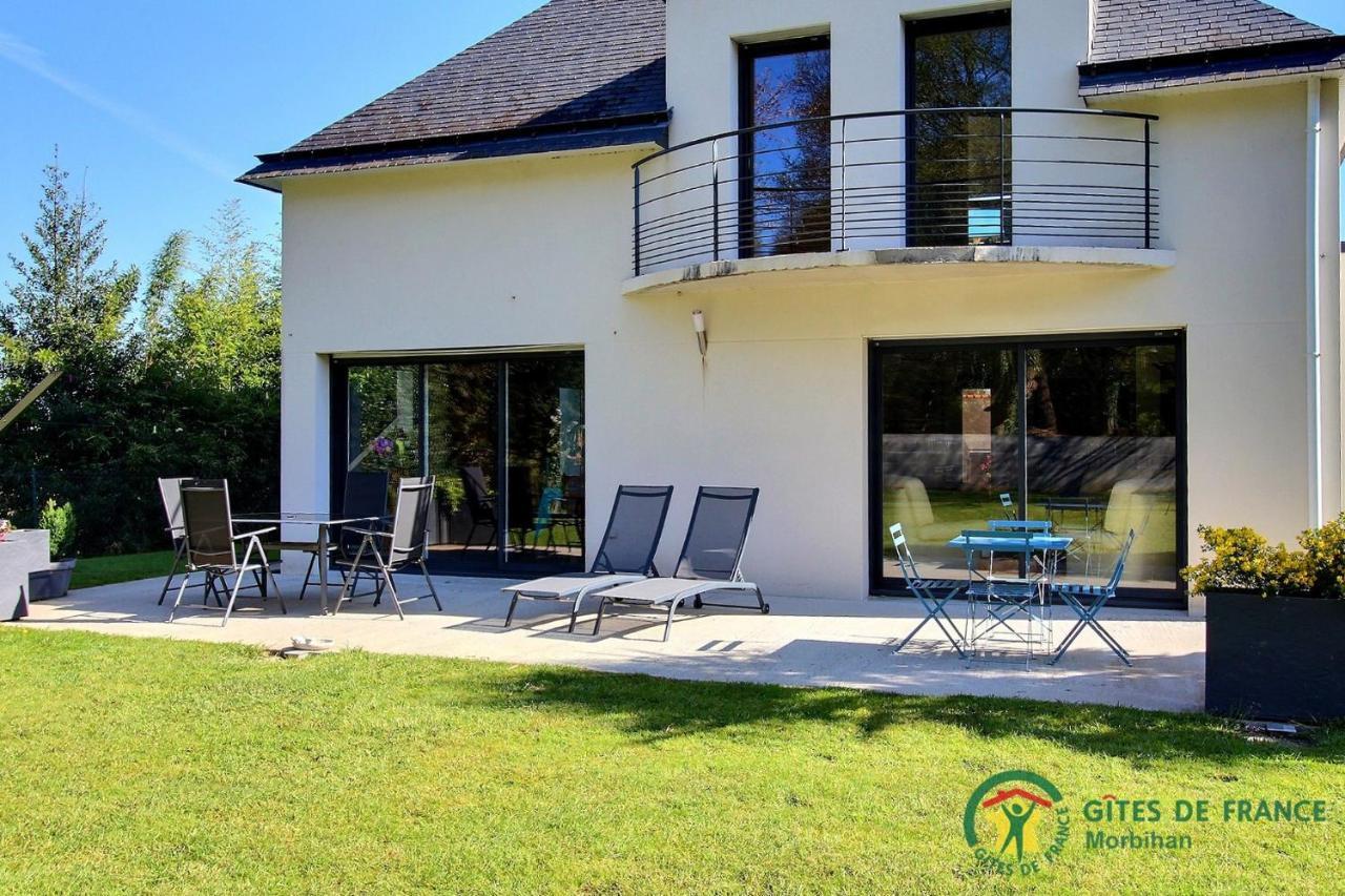 Villa Le Nid Breton Bignan Bagian luar foto