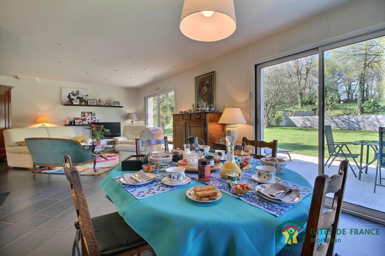 Villa Le Nid Breton Bignan Bagian luar foto